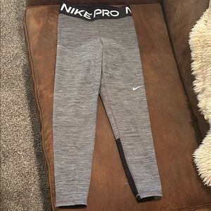 Nike Heather Gray Leggings